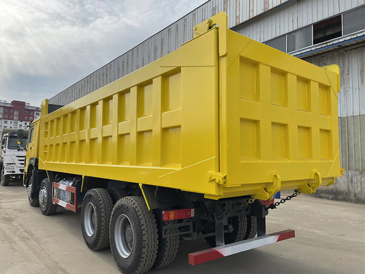 31-50T Used Dump Trucks 1500mm Box HOWO 371 Dump Truck 8*4