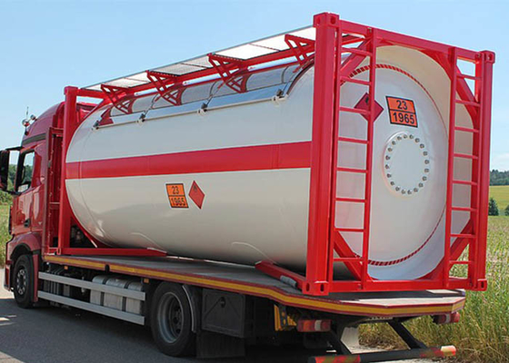 CCS T50 ISO Tank Container 24.5m3 Co2 Liquid Tank Lox Lin Lar