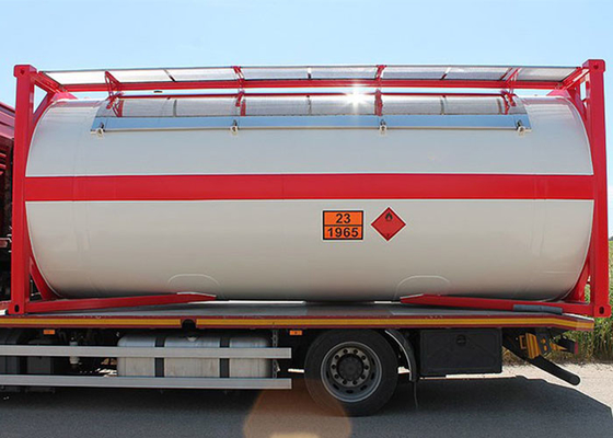 CCS T50 ISO Tank Container 24.5m3 Co2 Liquid Tank Lox Lin Lar