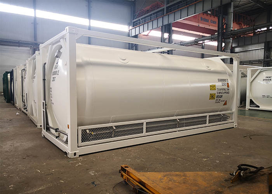 Un T75  Cryogenic Tank Container 24700L ISO Tank For Liquid Oxygen