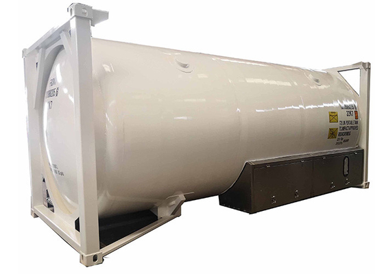 Un T75  Cryogenic Tank Container 24700L ISO Tank For Liquid Oxygen